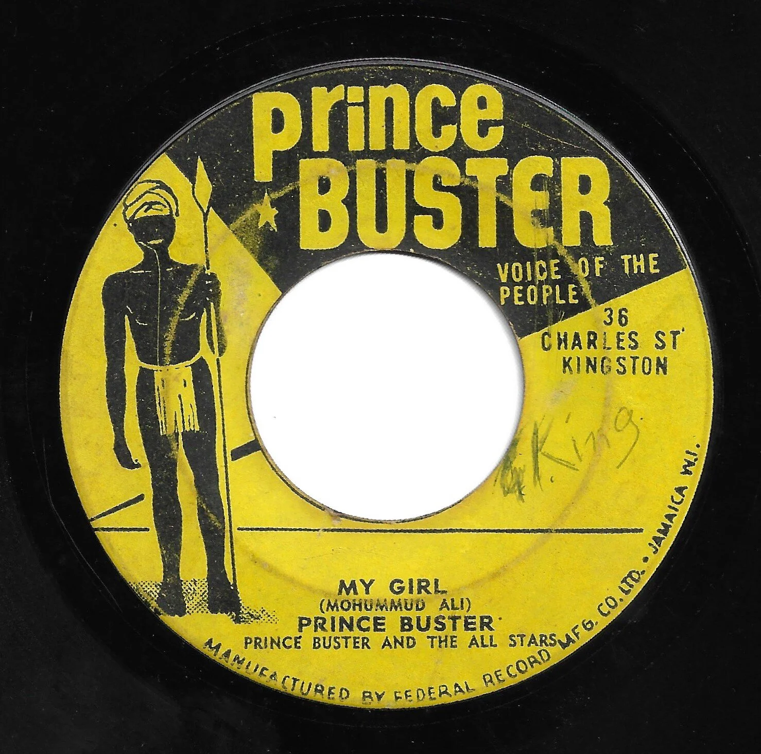 Prince Buster - My Girl / Here Comes The Bride - Voice Of The